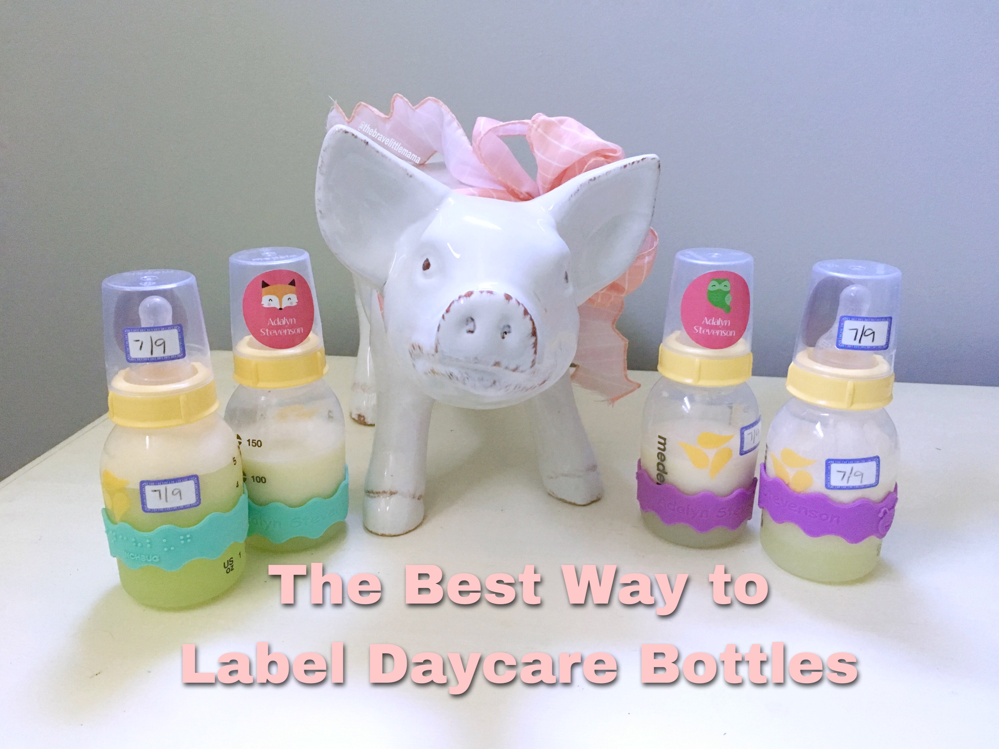 The Best Way to Label Daycare Bottles