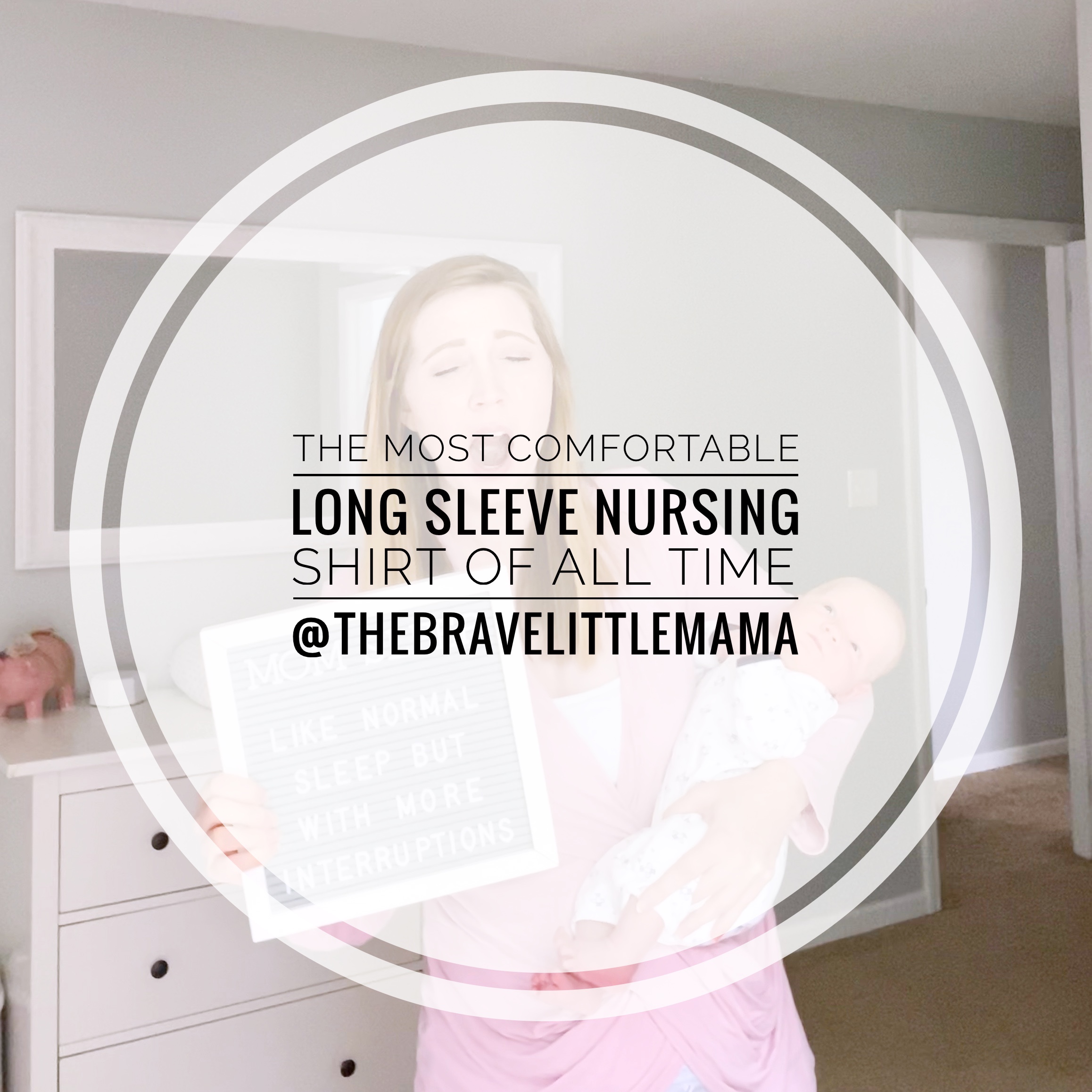 The Most Comfortable Long Sleeve Nursing Shirt Of All Time